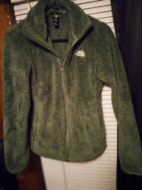 The North Face green coat Women's XS Full Zip Pockets Outdoor